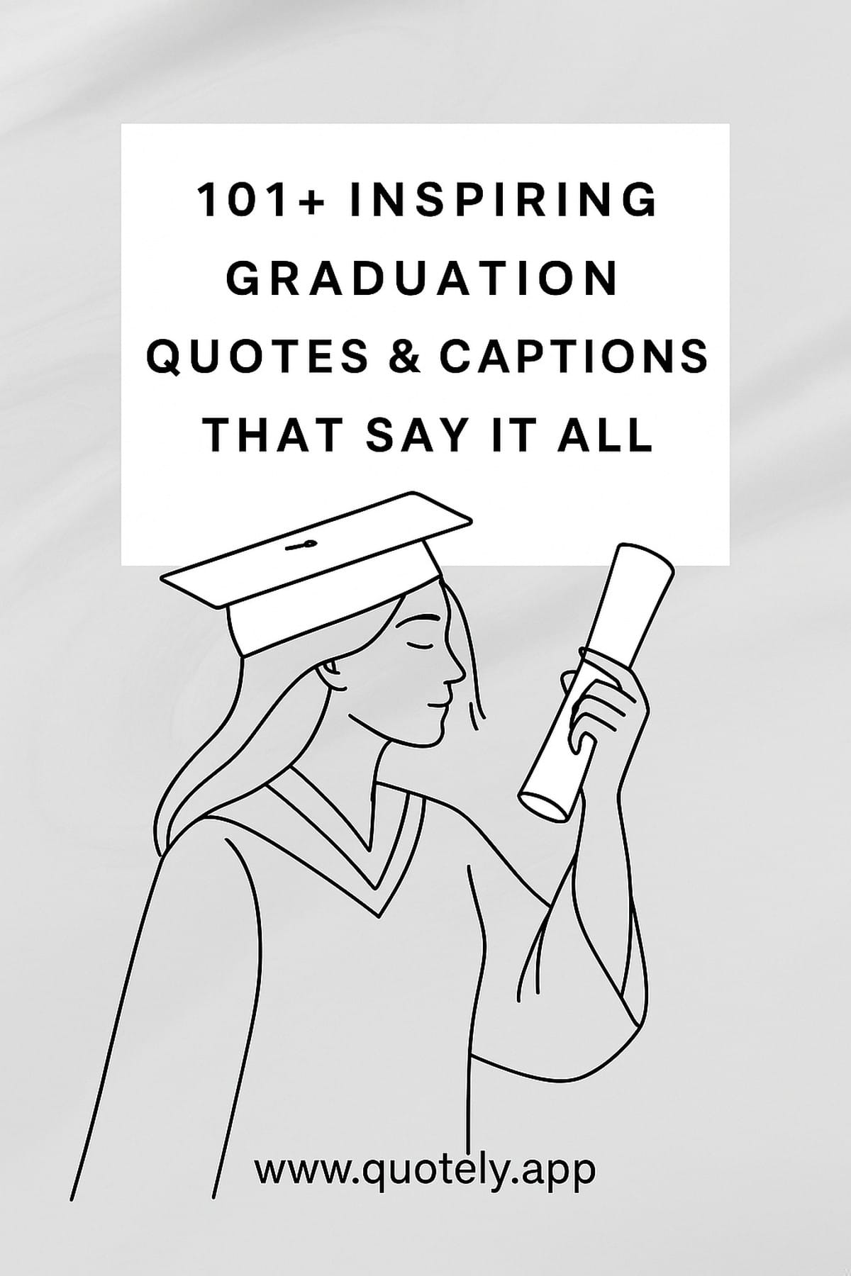 short grad captions